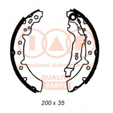 705-17093 IAP QUALITY PARTS Комплект гальмівних колодок
