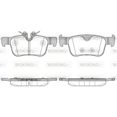 P14513.10 WOKING КомплеК т гальмівних колодок, дискове гальмо