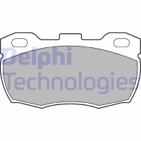 LP506 DELPHI Комплект гальмівних колодок дисковий гальм