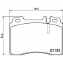 8DB 355 008-181 HELLA Комплект гальмівних колодок, дискове гальмо