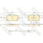 6119292 GIRLING Комплект гальмівних колодок дисковий гальм