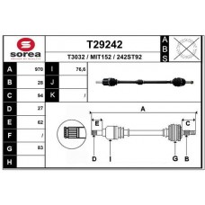 T29242 EAI Привідний вал