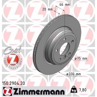 150.2904.20 ZIMMERMANN Гальмівний диск