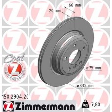 150.2904.20 ZIMMERMANN Гальмівний диск