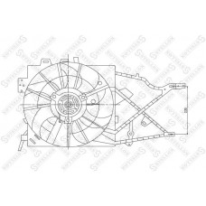 29-99304-SX STELLOX Вентилятор охолодження двигуна