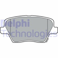 LP3386 DELPHI Комплект гальмівних колодок дисковий гальм