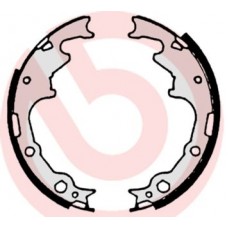 S 10 502 BREMBO Комплект гальмівних колодок