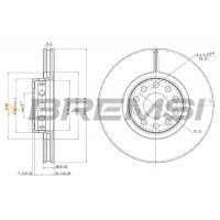 CD6954V BREMSI Гальмівний диск