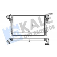 352360 KALE OTO RADYATÖR Интеркулер