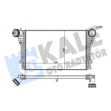 352360 KALE OTO RADYATÖR Интеркулер