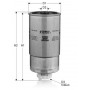 GS208 TECNECO FILTERS Паливний фільтр