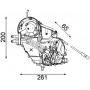 AE 75 000P MAHLE Випарник кондиціонера