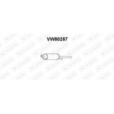 VW80287 VENEPORTE Глушник вихлопних газів кінцевий