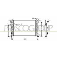 CI022R004 PRASCO Радіатор охолодження двигуна