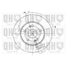 BDC4848 QUINTON HAZELL Гальмівний диск