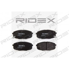 402B0076 RIDEX КомплеК т гальмівних колодок, дискове гальмо