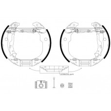 8DB 355 038-131 HELLA PAGID Комплект гальмівних колодок