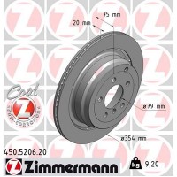 450.5206.20 ZIMMERMANN Гальмівний диск