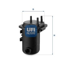 24.098.00 UFI Паливний фільтр