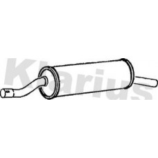 230059 KLARIUS Глушник вихлопних газів кінцевий