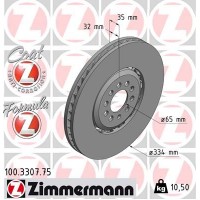 100.3307.75 ZIMMERMANN Гальмівний диск