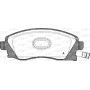 BPA0774.12 OPEN PARTS Комплект гальмівних колодок дисковий гальм