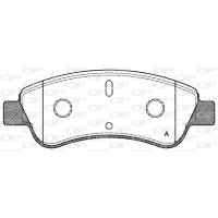 BPA0840.10 OPEN PARTS Комплект гальмівних колодок дисковий гальм