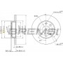 CD6116S BREMSI Гальмівний диск