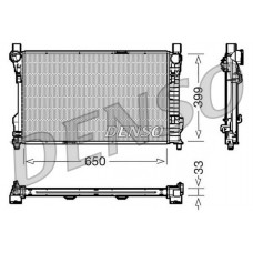 DRM17082 DENSO Радіатор охолодження двигуна