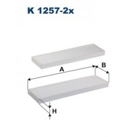 K 1257-2x FILTRON Фільтр повітря у внутрішньому просторі