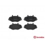 P 24 033 BREMBO Комплект гальмівних колодок дисковий гальм