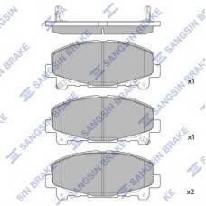 SP1606 Hi-Q Комплект гальмівних колодок дисковий гальм
