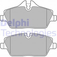 LP2718 DELPHI Комплект гальмівних колодок дисковий гальм