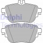 LP3262 DELPHI Комплект гальмівних колодок дисковий гальм