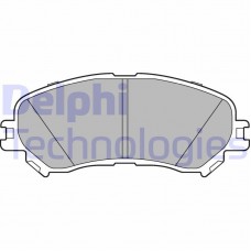LP3275 DELPHI Комплект гальмівних колодок дисковий гальм