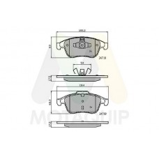 LVXL1654 MOTAQUIP Комплект гальмівних колодок дисковий гальм