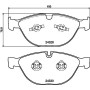8DB 355 012-521 HELLA Комплект гальмівних колодок дисковий гальм