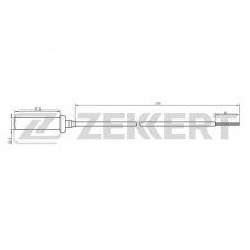 SE-6021 ZEKKERT Датчик частота обертання колеса