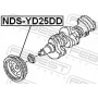 NDS-YD25DD FEBEST Ремінний шків колінчастий вал