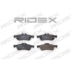 402B0275 RIDEX Комплект гальмівних колодок дисковий гальм