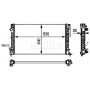 CR 311 000P MAHLE Радіатор охолодження двигуна
