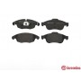 P 61 083 BREMBO Комплект гальмівних колодок дисковий гальм