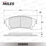 E510440 MILES КомплеК т гальмівних колодок, дискове гальмо