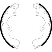 8DB 355 001-561 HELLA PAGID Комплект гальмівних колодок