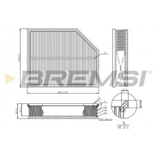 FA1213 BREMSI Повітряний фільтр