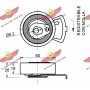 03.80203 AUTOKIT Натяжний ролик ремінь ГРМ