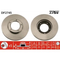 DF2745 TRW Гальмівний диск