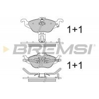 BP2810 BREMSI Комплект гальмівних колодок дисковий гальм