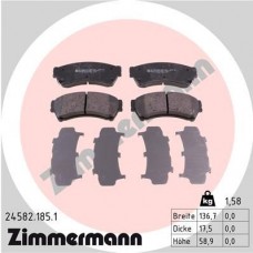 24582.185.1 ZIMMERMANN Комплект гальмівних колодок дисковий гальм