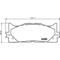 8DB 355 028-471 HELLA Комплект гальмівних колодок дисковий гальм